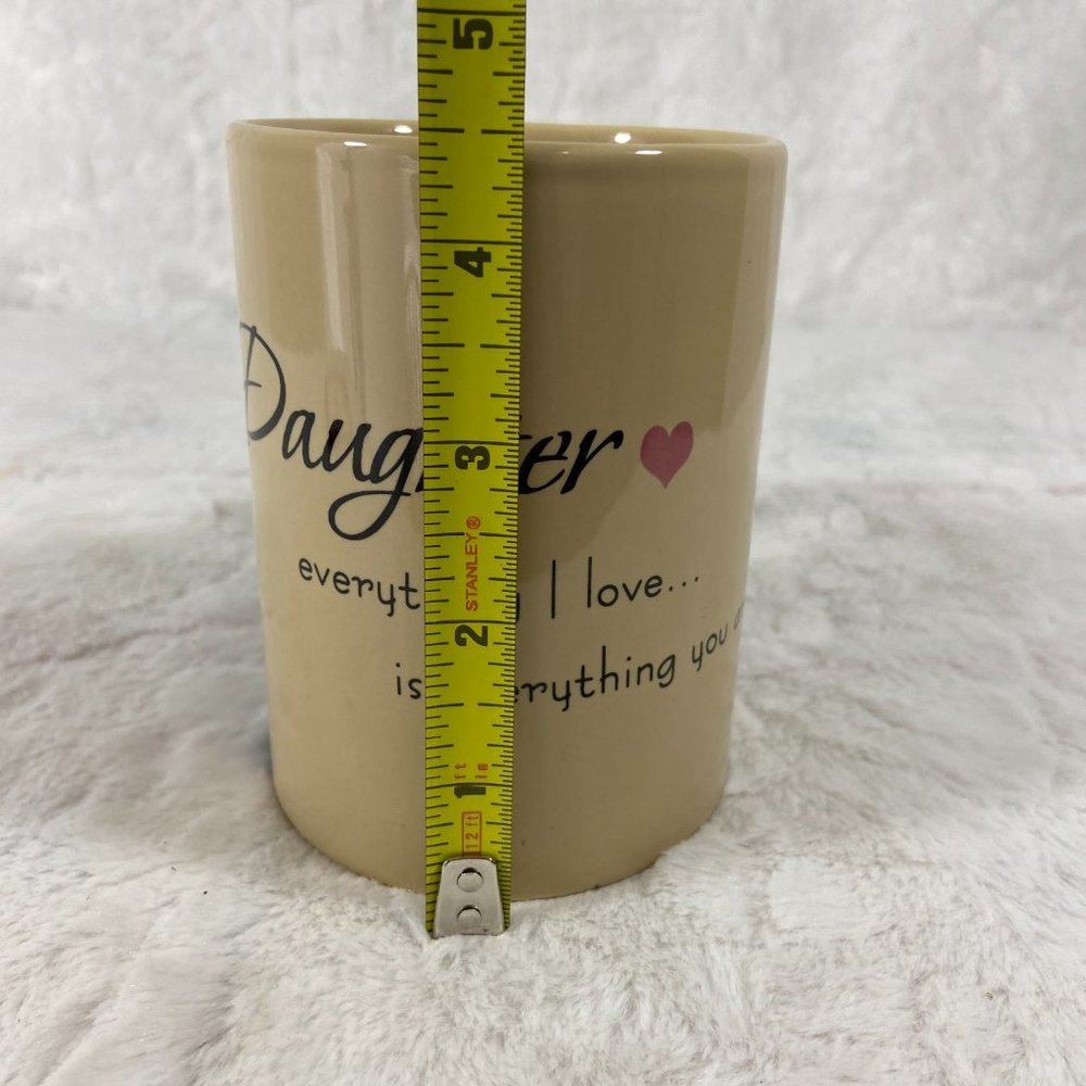Carson Heart to Heart Mug Daughter Everything I Love Coffee Tea Cup 14oz - Picture 7 of 9